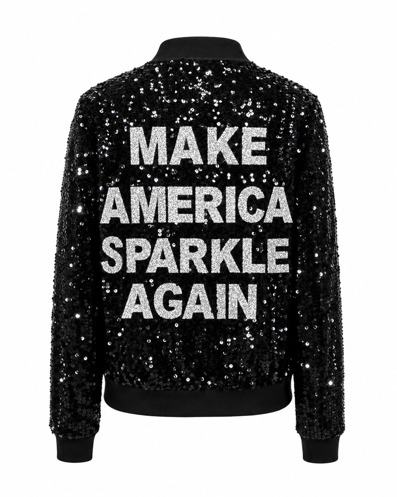 How Sparkly Bomber Jackets Became America's Patriotic Fashion Statement.