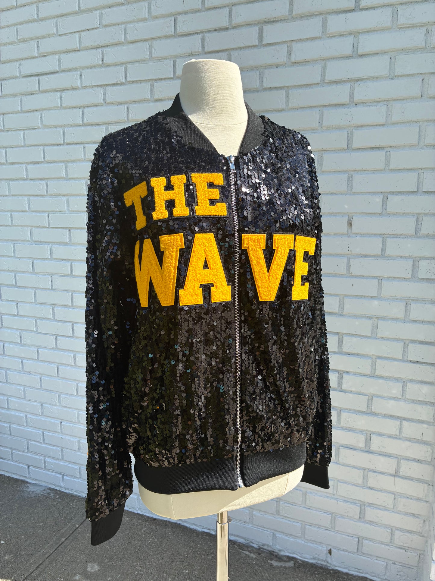 Custom Iowa Hawkeyes  Sequin Jacket