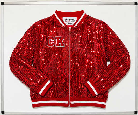 Custom Red Make Heaven Crowded - Charlie Kirk Commemorative Jacket