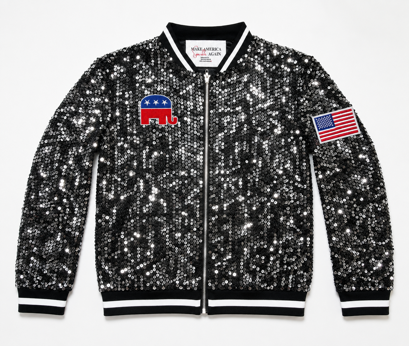 "GRAND OLD PARTY"   Sequin Jacket!