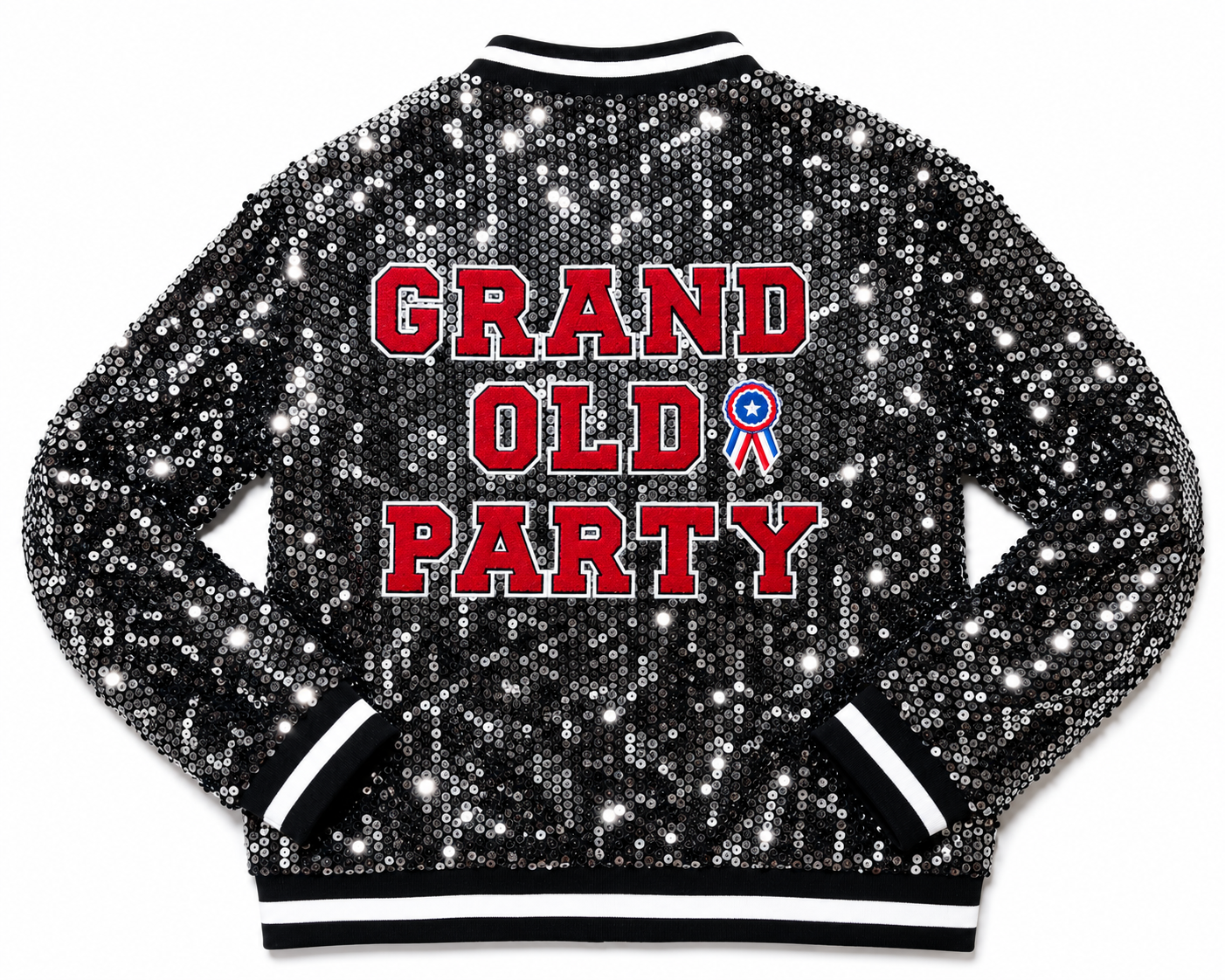 "GRAND OLD PARTY"   Sequin Jacket!