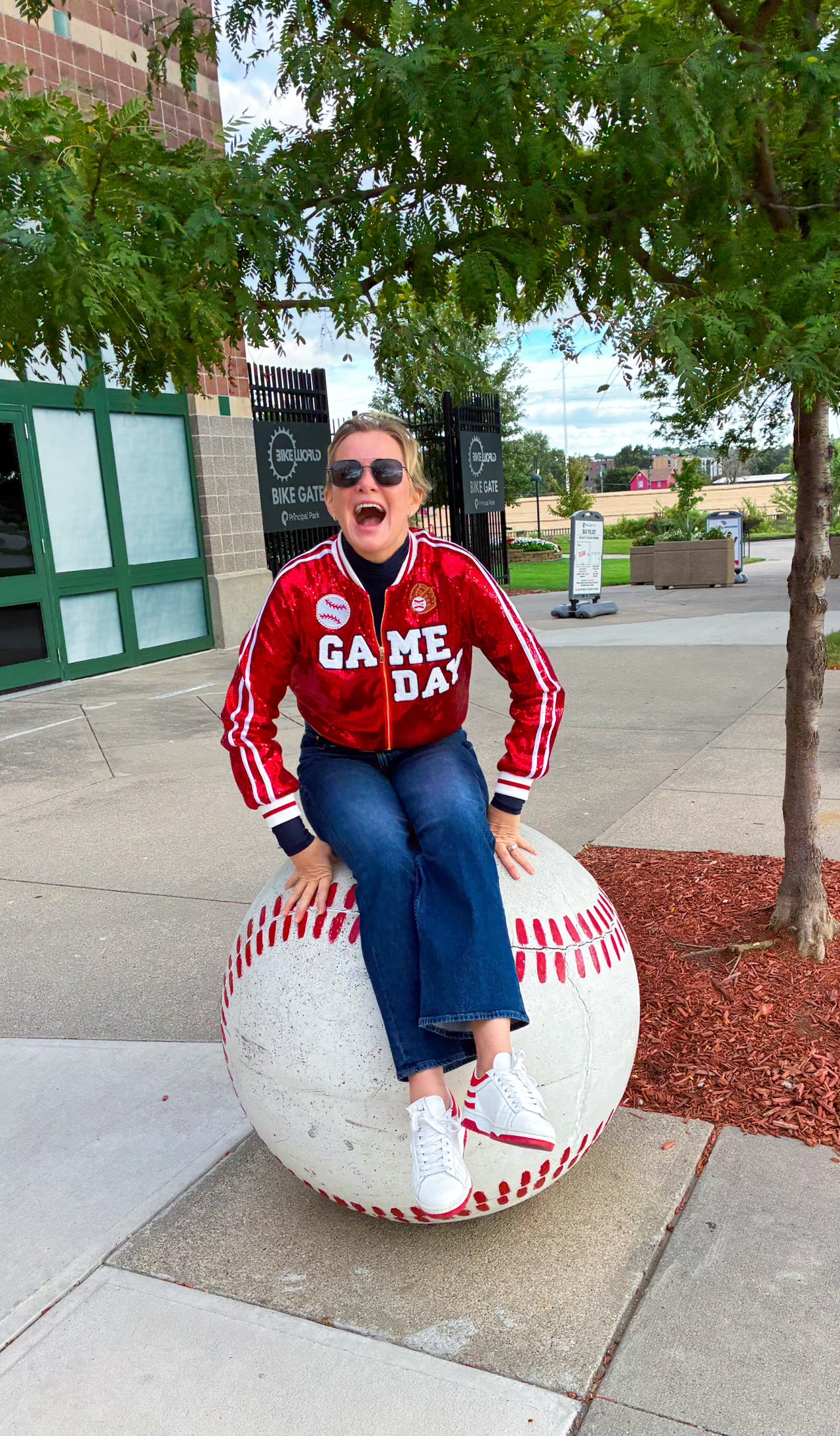 Custom “Red” Sequin Jacket