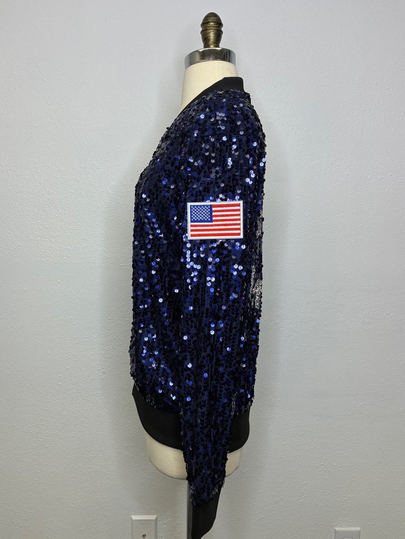 Custom USA 250th Anniversary Blue Commemorative Jacket